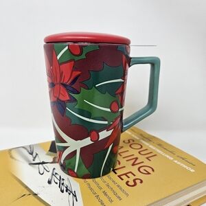 Teavana Infuser 12oz Mug lid care tea strainer